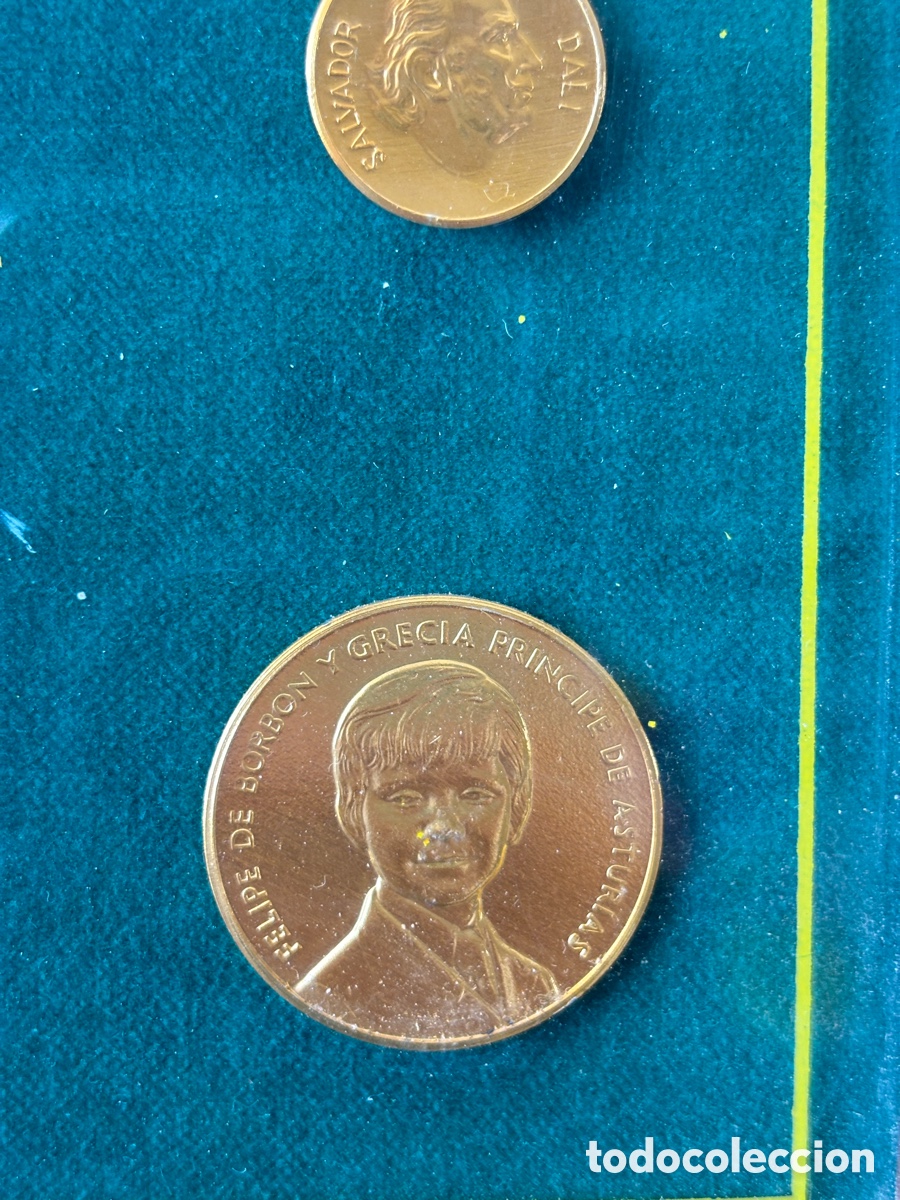 Reproducciones billetes y monedas: R&eacute;plicas monedas enmarcadas - Foto 14