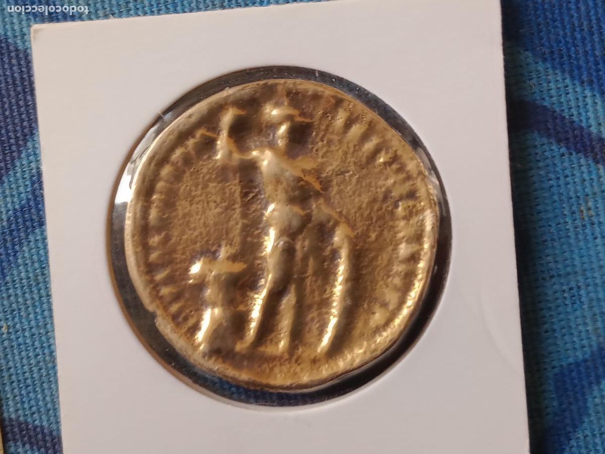 Reproducciones billetes y monedas: Reproducci&oacute;n de sestercio romano - Foto 2