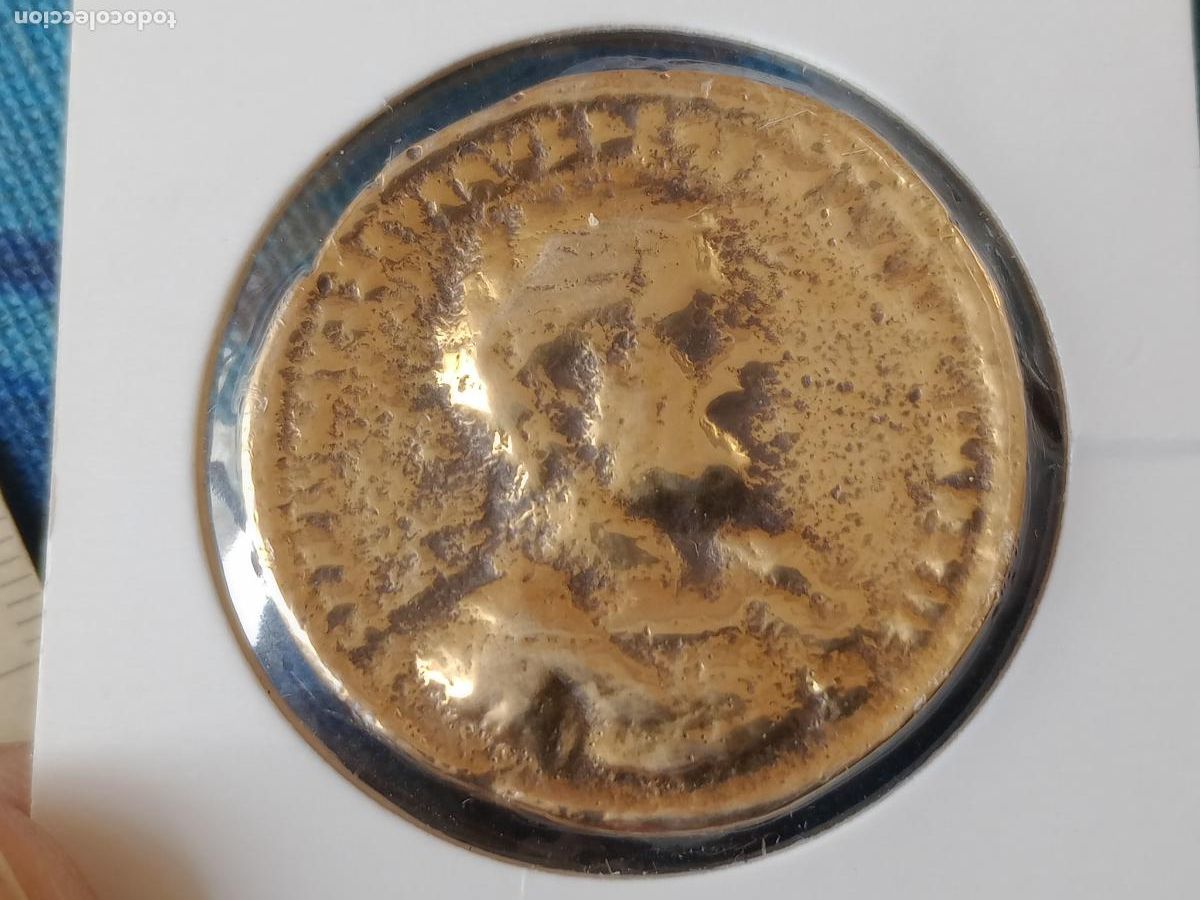 Reproducciones billetes y monedas: Reproducci&oacute;n de sestercio romano - Foto 1