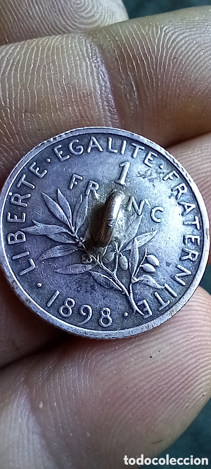 Reproducciones billetes y monedas: MONEDAS FRANCESA Y ESPA&Ntilde;OLAS - Foto 3
