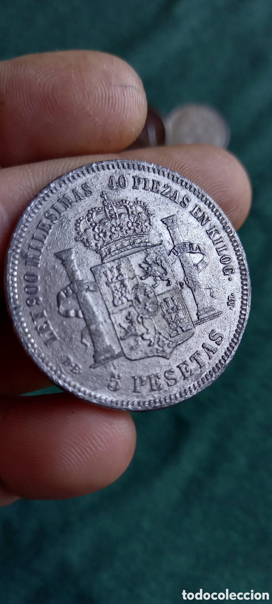 Reproducciones billetes y monedas: MONEDAS FRANCESA Y ESPA&Ntilde;OLAS - Foto 12