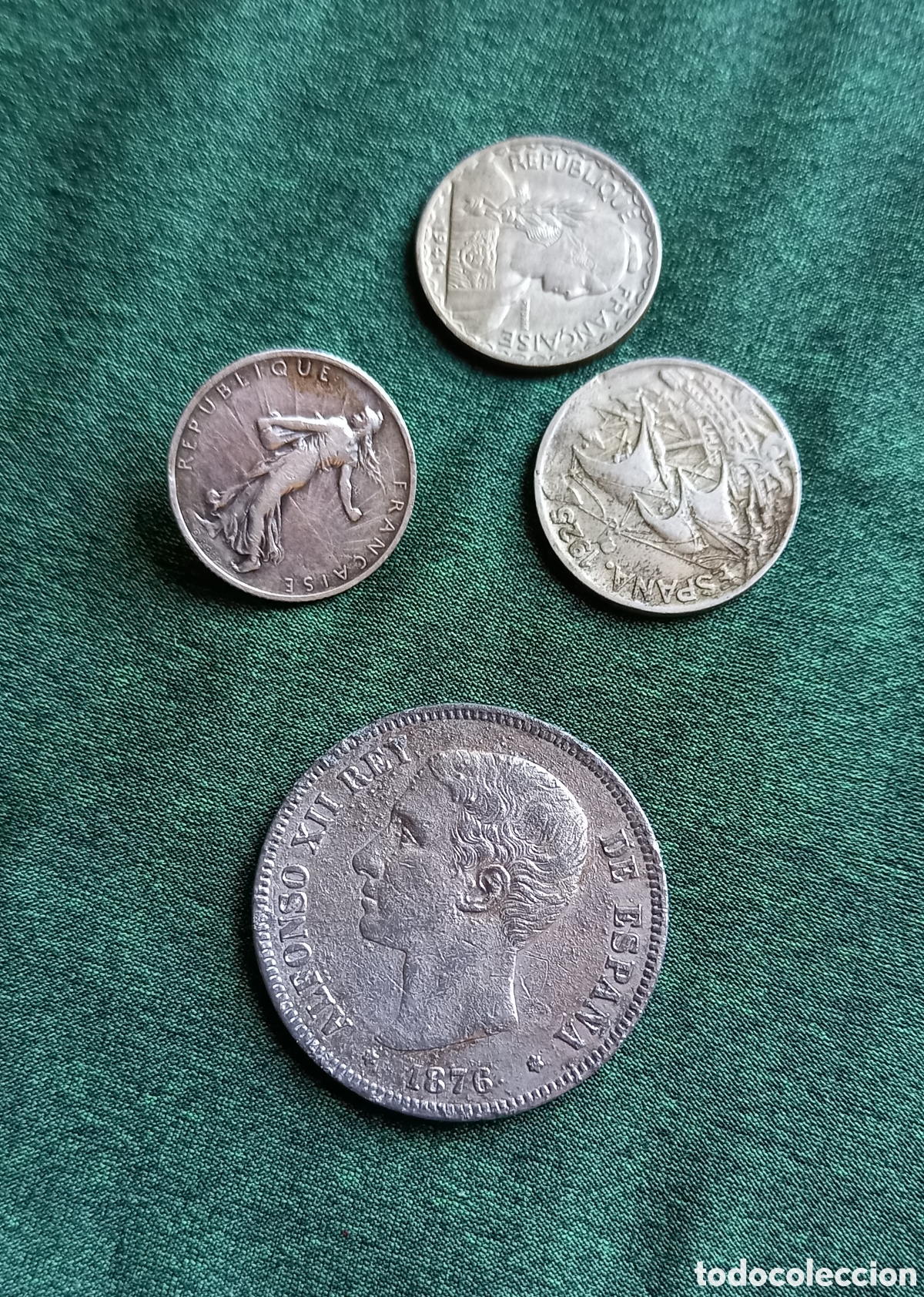 Reproducciones billetes y monedas: MONEDAS FRANCESA Y ESPA&Ntilde;OLAS - Foto 17