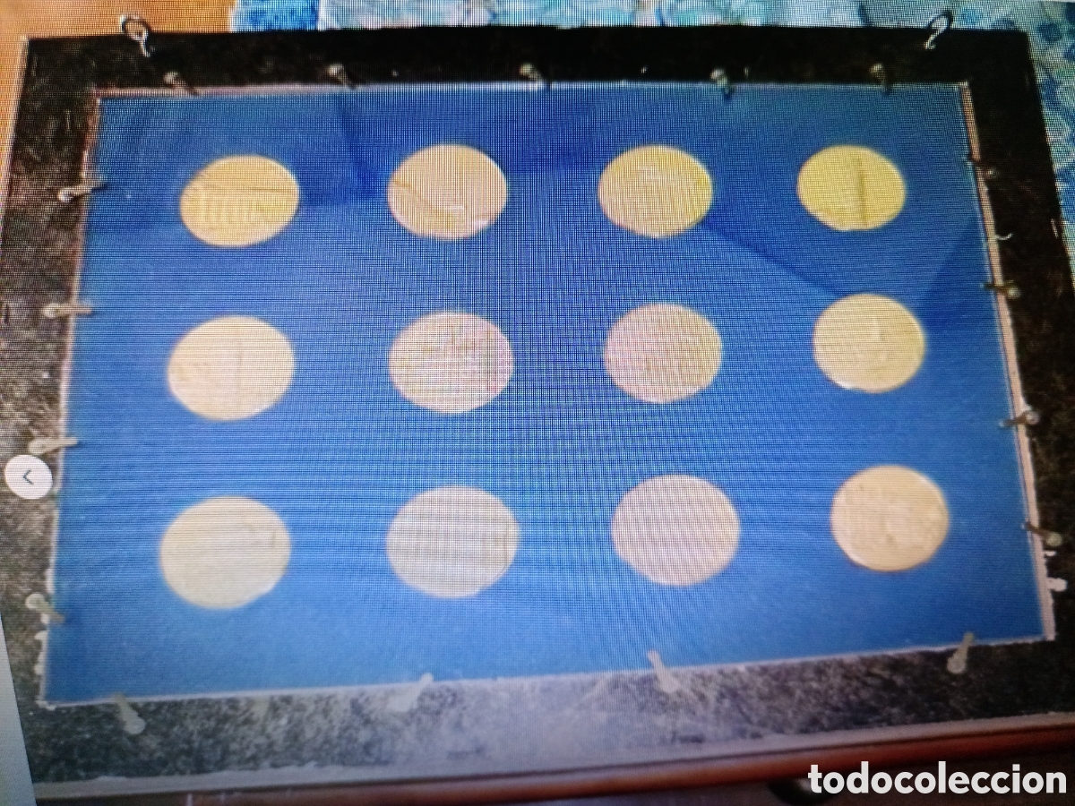 Reproducciones billetes y monedas: Cuadro de monedas conmemorativas - Foto 2