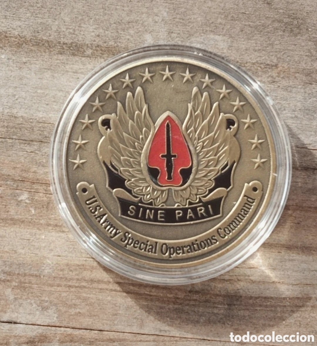 Reproducciones billetes y monedas: Moneda US ARMY Special Operations Command - Foto 2