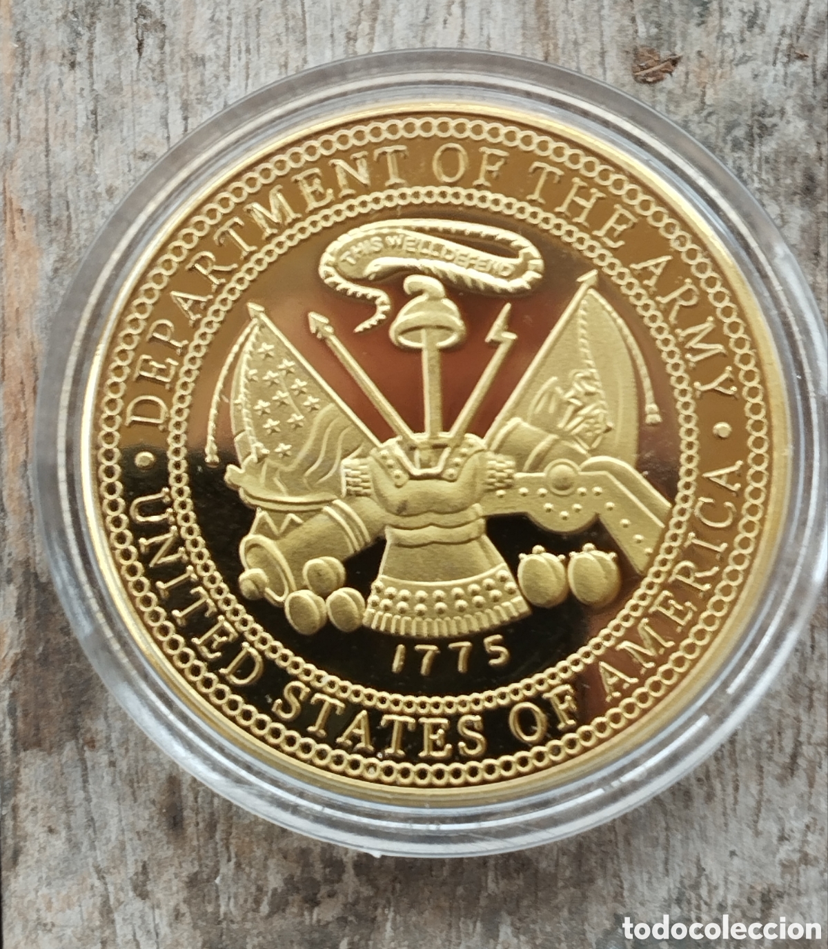Reproducciones billetes y monedas: Moneda 1st Infantry Division - Foto 2