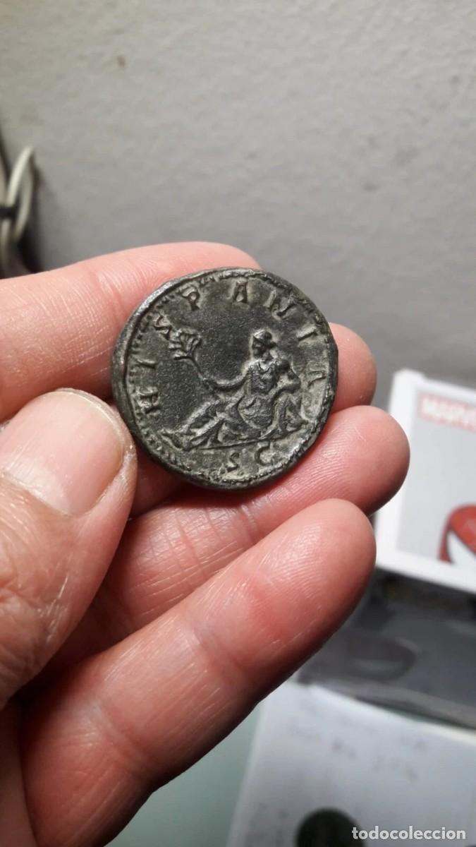 Reproducciones billetes y monedas: Sestercio de Adriano &rdquo; Replica de Moneda Romana &rdquo; - Foto 6