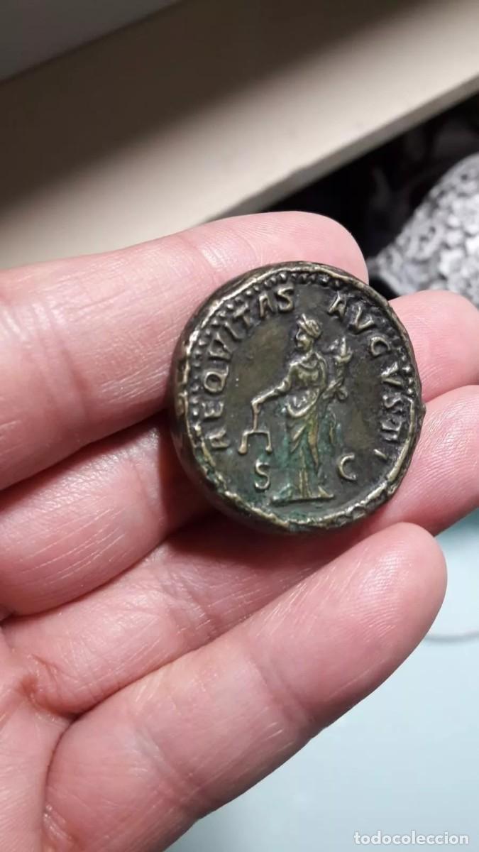 Reproducciones billetes y monedas: Sestercio de Alejandro Severo &rdquo; Replica de Moneda Romana &rdquo; - Foto 9