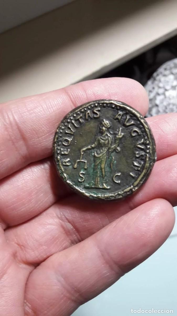 Reproducciones billetes y monedas: Sestercio de Alejandro Severo &rdquo; Replica de Moneda Romana &rdquo; - Foto 10