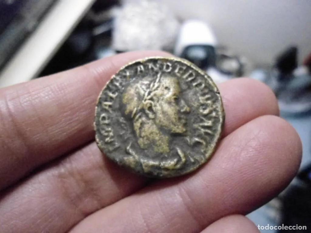 Reproducciones billetes y monedas: Sestercio de Alejandro Severo &rdquo; Replica de Moneda Romana &rdquo; - Foto 1