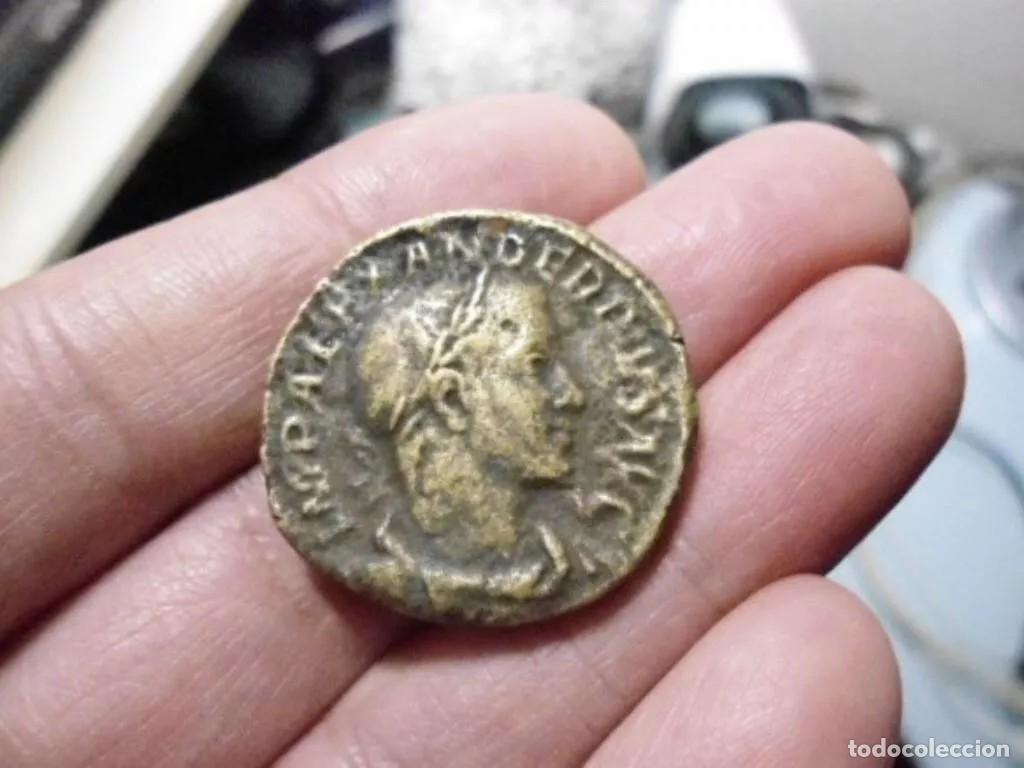 Reproducciones billetes y monedas: Sestercio de Alejandro Severo &rdquo; Replica de Moneda Romana &rdquo; - Foto 4