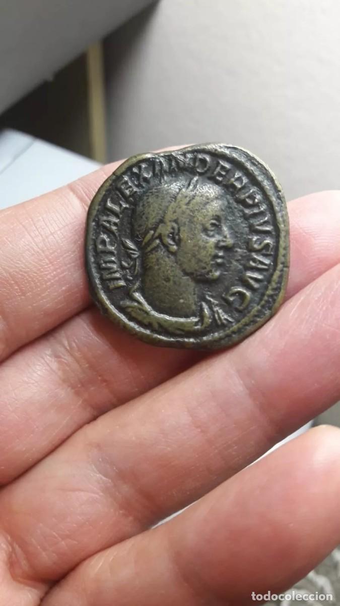 Reproducciones billetes y monedas: Sestercio de Alejandro Severo &rdquo; Replica de Moneda Romana &rdquo; - Foto 1