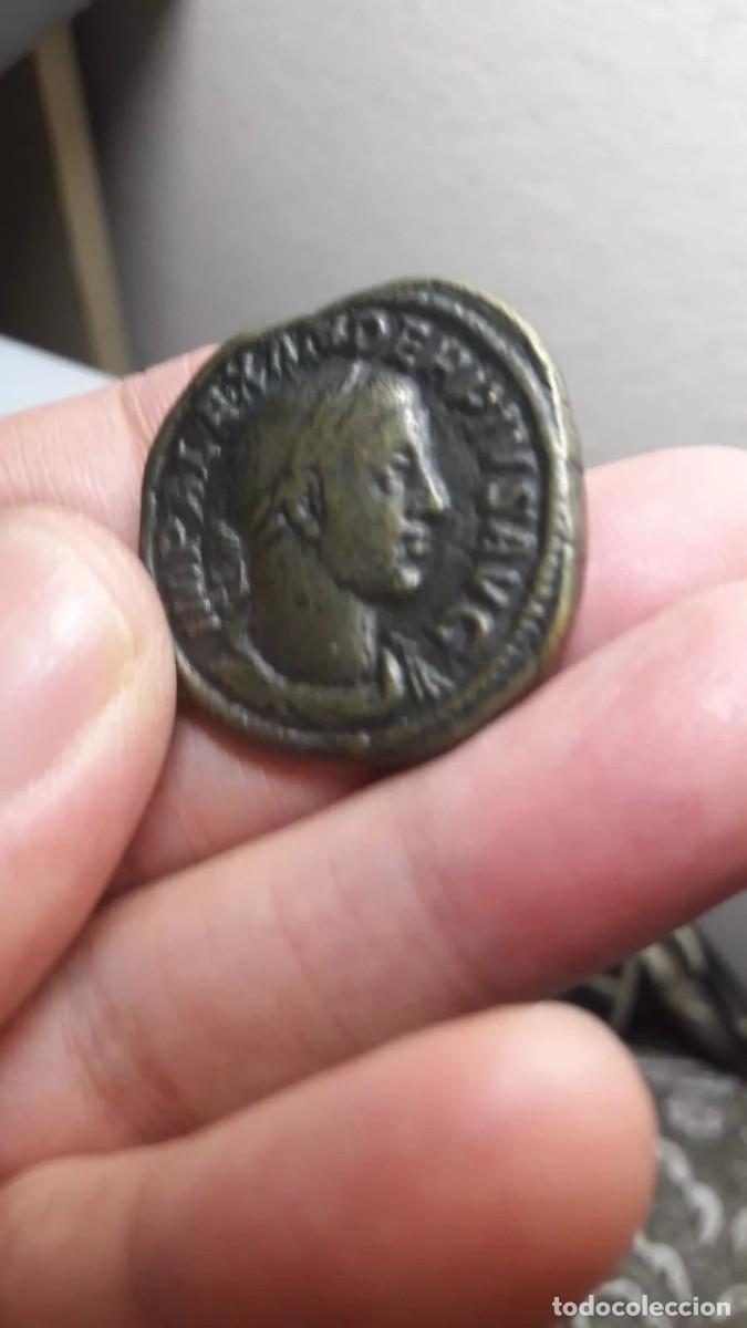 Reproducciones billetes y monedas: Sestercio de Alejandro Severo &rdquo; Replica de Moneda Romana &rdquo; - Foto 3