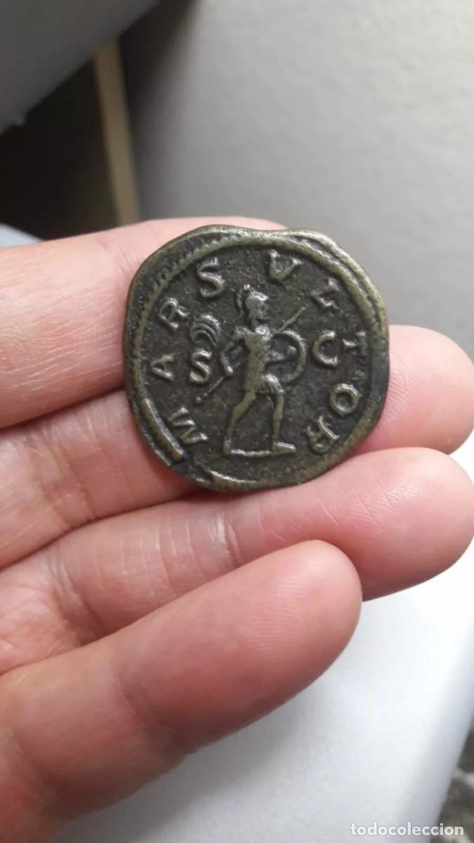 Reproducciones billetes y monedas: Sestercio de Alejandro Severo &rdquo; Replica de Moneda Romana &rdquo; - Foto 5