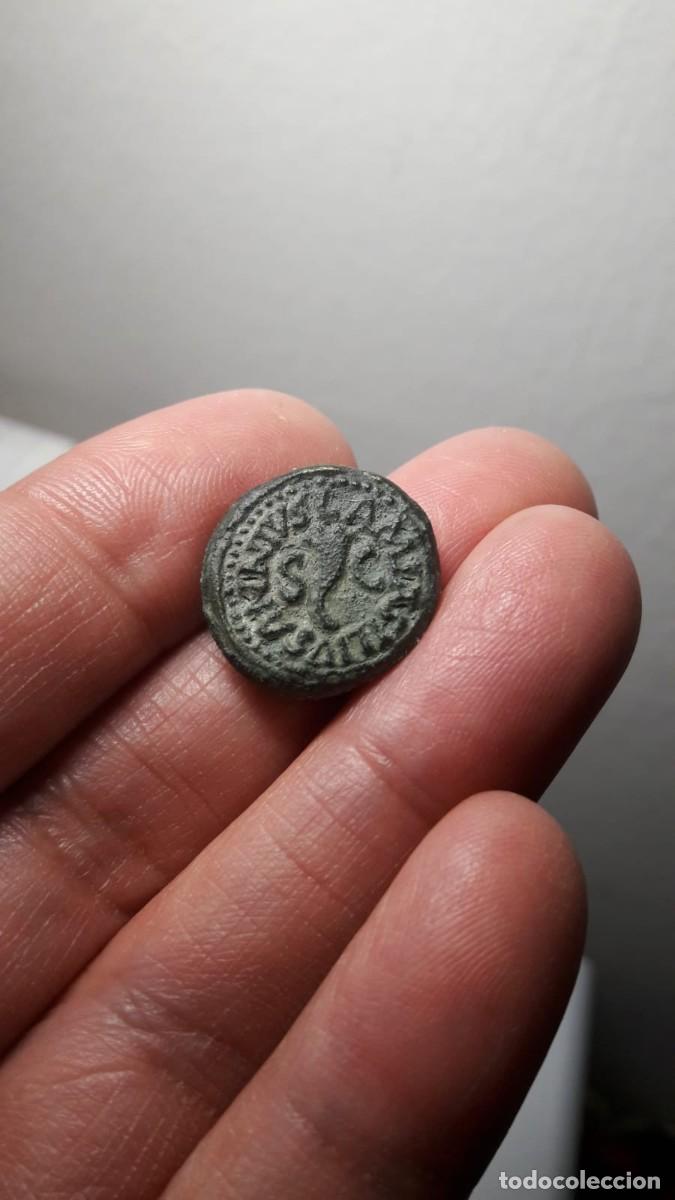 Reproducciones billetes y monedas: Cuadrante de Augusto &rdquo; Replica de Moneda Romana &rdquo; - Foto 2