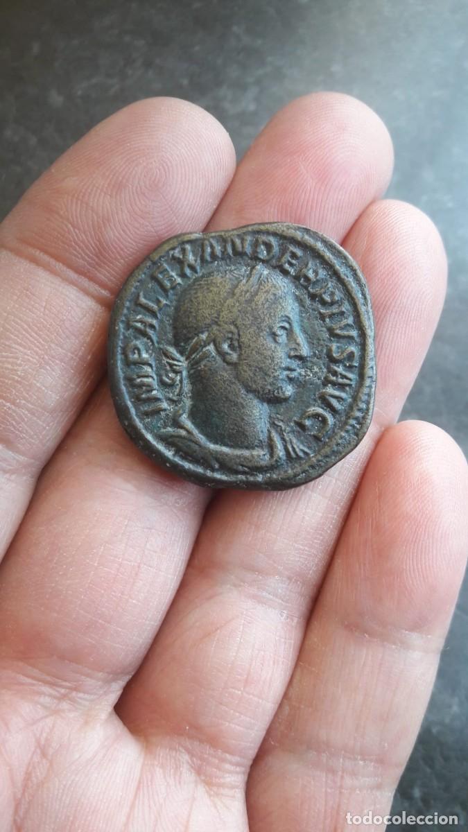 Reproducciones billetes y monedas: Sestercio de Alejandro Severo &rdquo; Replica de Moneda Romana &rdquo; - Foto 1