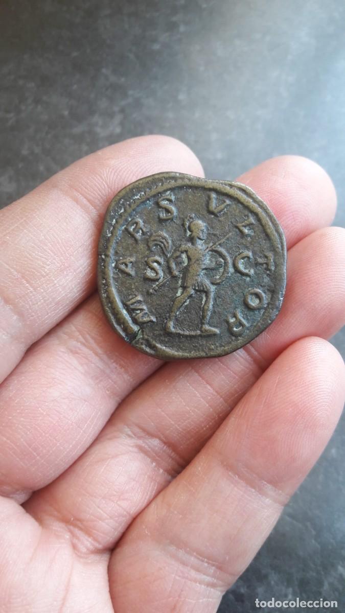 Reproducciones billetes y monedas: Sestercio de Alejandro Severo &rdquo; Replica de Moneda Romana &rdquo; - Foto 3