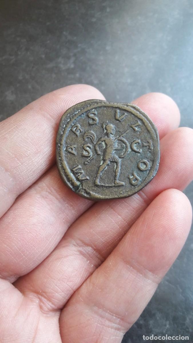 Reproducciones billetes y monedas: Sestercio de Alejandro Severo &rdquo; Replica de Moneda Romana &rdquo; - Foto 4