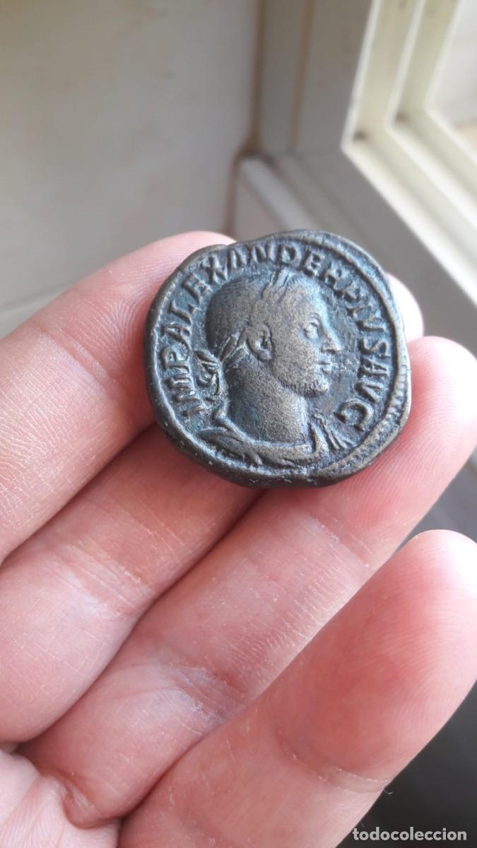 Reproducciones billetes y monedas: Sestercio de Alejandro Severo &rdquo; Replica de Moneda Romana &rdquo; - Foto 9