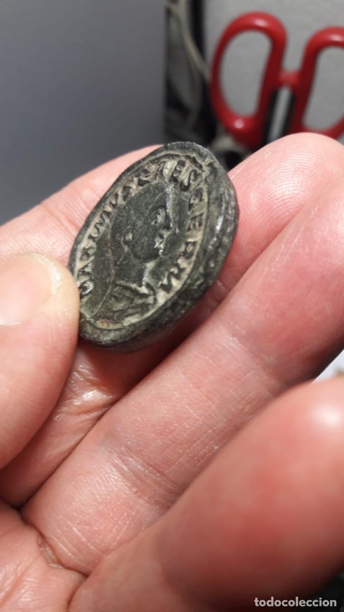 Reproducciones billetes y monedas: Sestercio de MAXIMO &rdquo; Replica de Moneda Romana &rdquo; - Foto 6