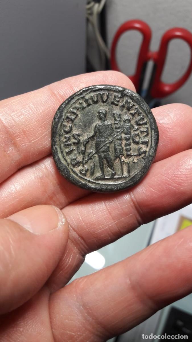 Reproducciones billetes y monedas: Sestercio de MAXIMO &rdquo; Replica de Moneda Romana &rdquo; - Foto 7