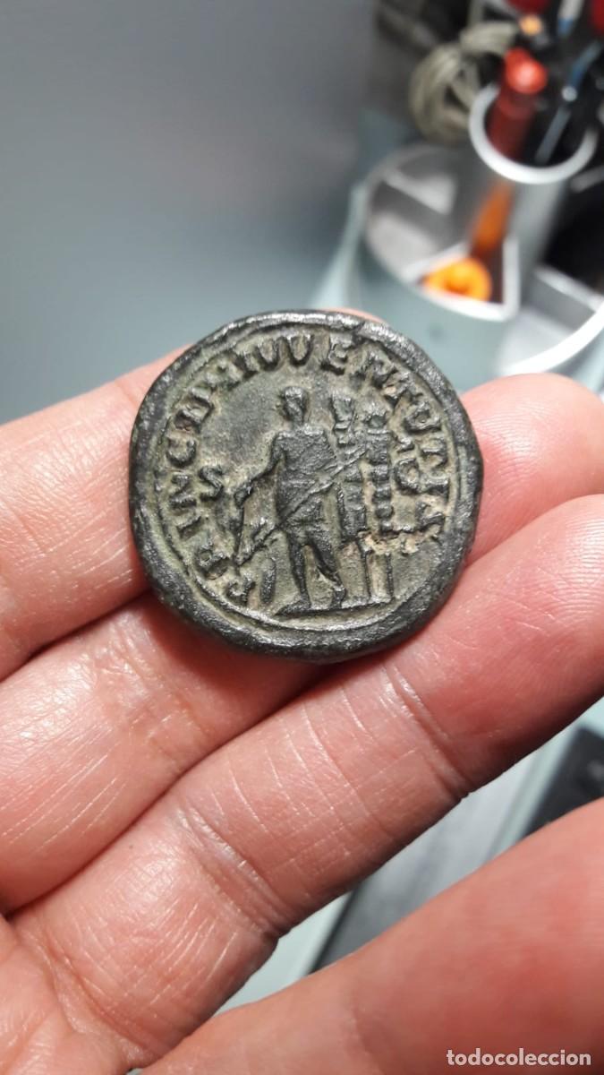 Reproducciones billetes y monedas: Sestercio de MAXIMO &rdquo; Replica de Moneda Romana &rdquo; - Foto 8