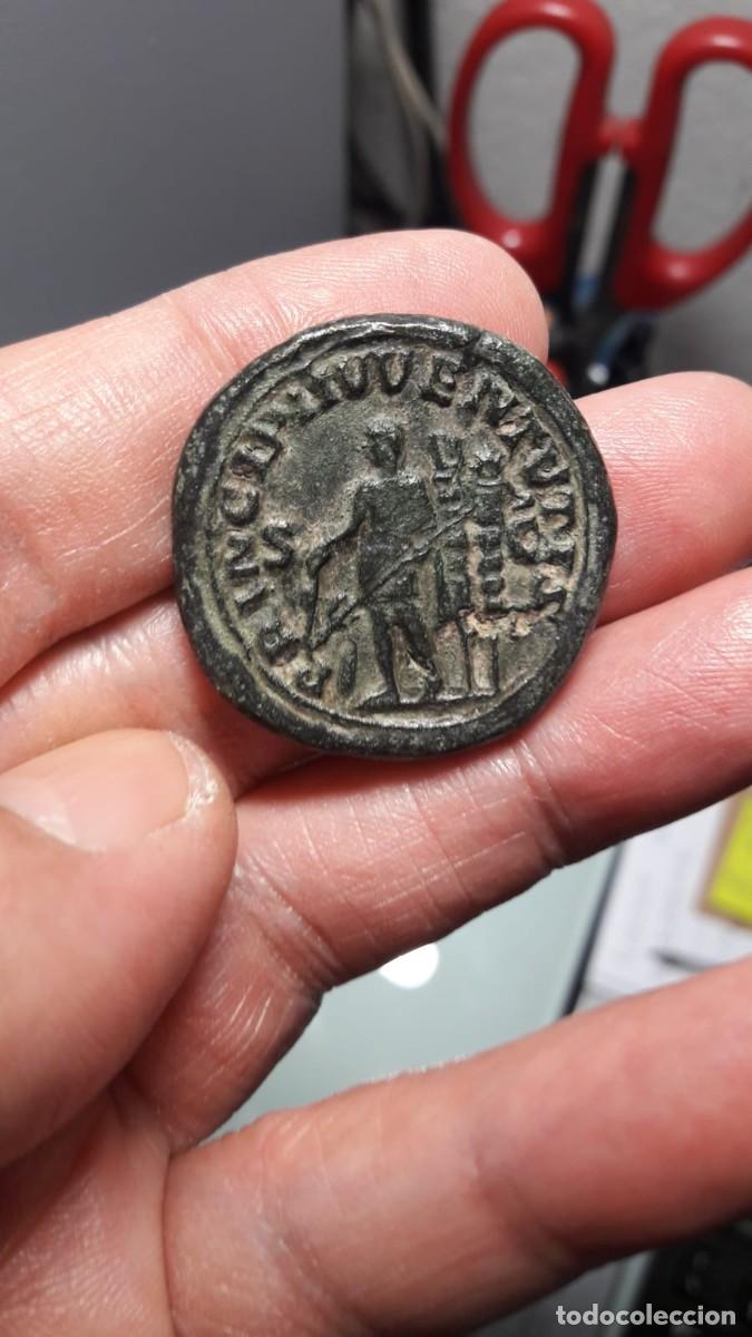 Reproducciones billetes y monedas: Sestercio de MAXIMO &rdquo; Replica de Moneda Romana &rdquo; - Foto 9