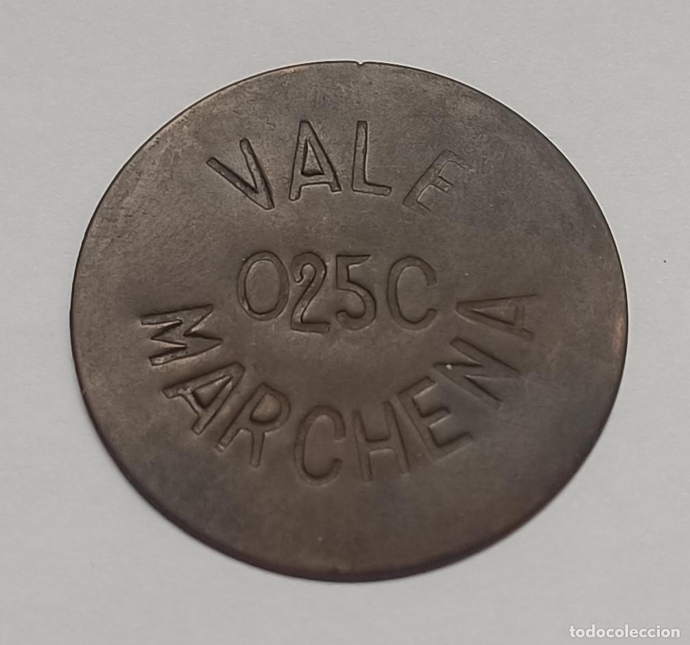 Reproducciones billetes y monedas: 025 Marchena, Guerra Civil, moneda