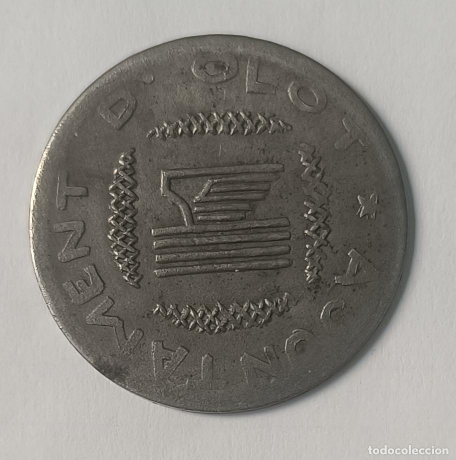 Reproducciones billetes y monedas: AYUNTAMIENTO DE OLOT. 15 CENTIMOS. 24/09/1937. GUERRA CIVIL ESPA&Ntilde;OLA