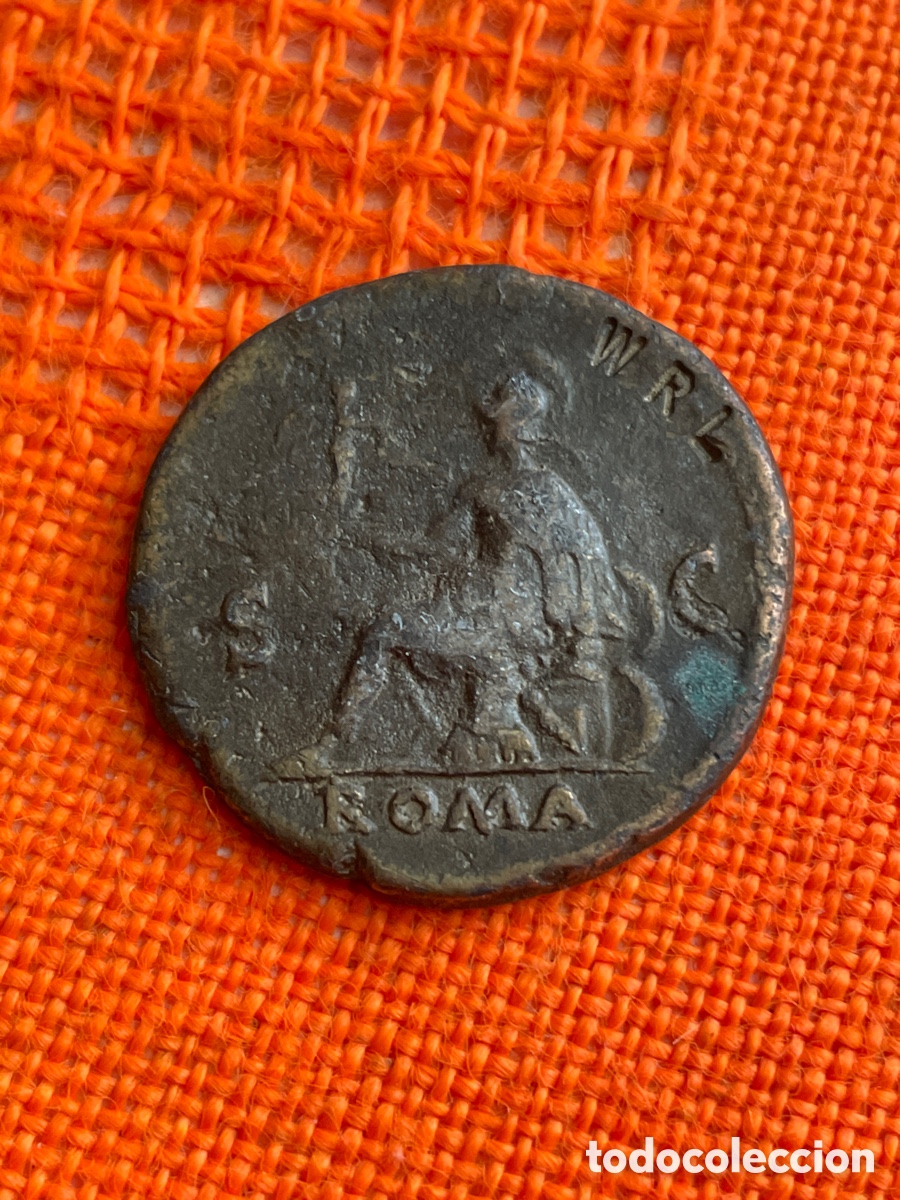 Reproducciones billetes y monedas: Moneda R&eacute;plica Rom&aacute;n-Caesar (1) - Foto 1