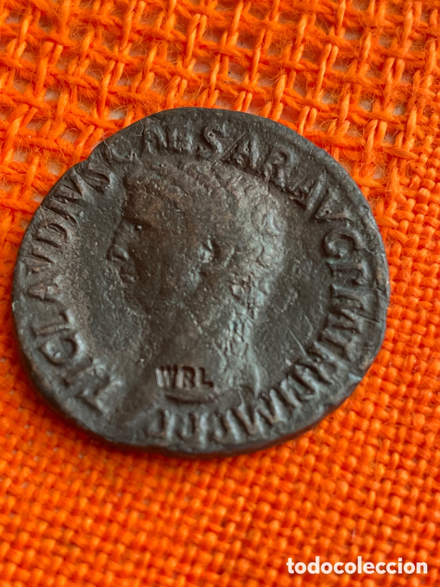 Reproducciones billetes y monedas: Moneda r&eacute;plica Rom&aacute;n-Caesar (2) - Foto 2