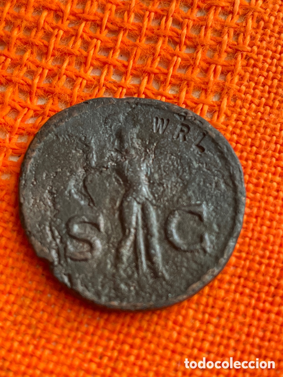Reproducciones billetes y monedas: Moneda r&eacute;plica Rom&aacute;n-Caesar (2) - Foto 1