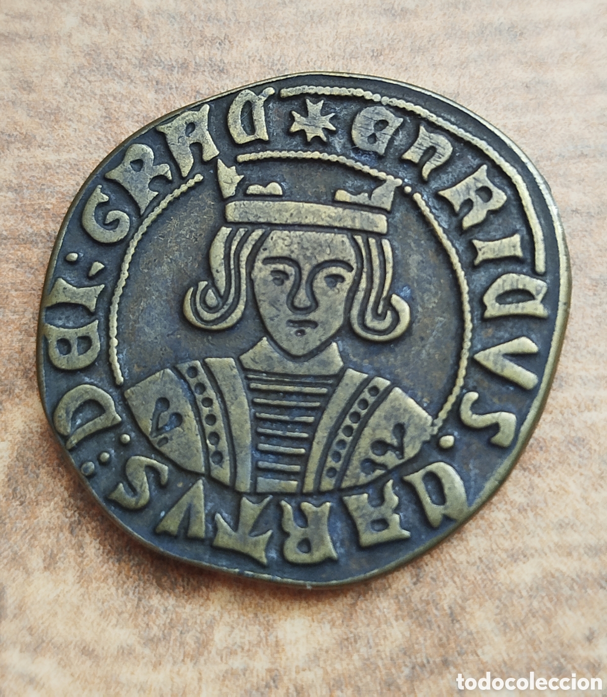 Reproductions Banknotes and Coins: Moneda (r&eacute;plica) Enrique IV (1454-1474) Ja&eacute;n