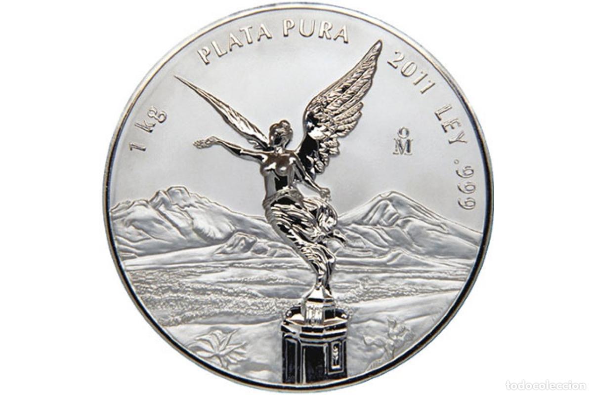 Reproducciones billetes y monedas: Moneda de plata - 2011 - 1 Kilo - Libertad (Estados Unidos Mexicanos) - Plata pura