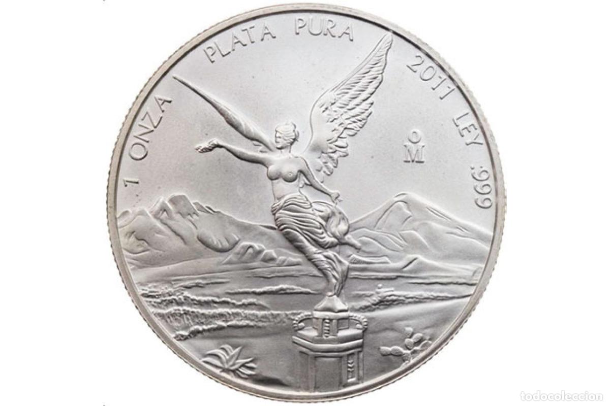Reproductions Banknotes and Coins: Moneda de plata - Peso Mexicano - Libertad - 1 oz - 2011