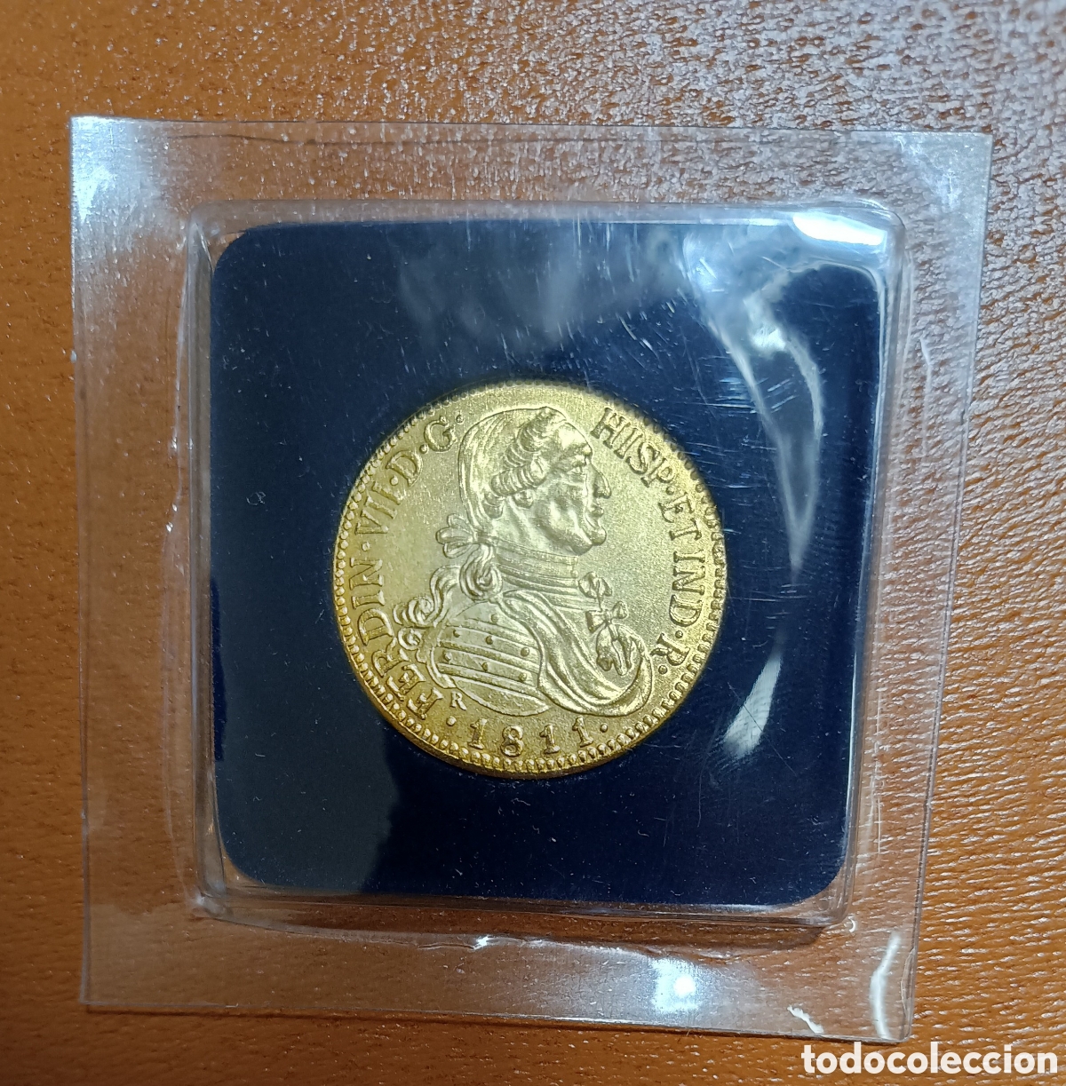 Reproductions Banknotes and Coins: ESPA&Ntilde;A - FERNANDO VII - 1811 - 8 ESCUDOS DE ORO - REPRODUCCI&Oacute;N