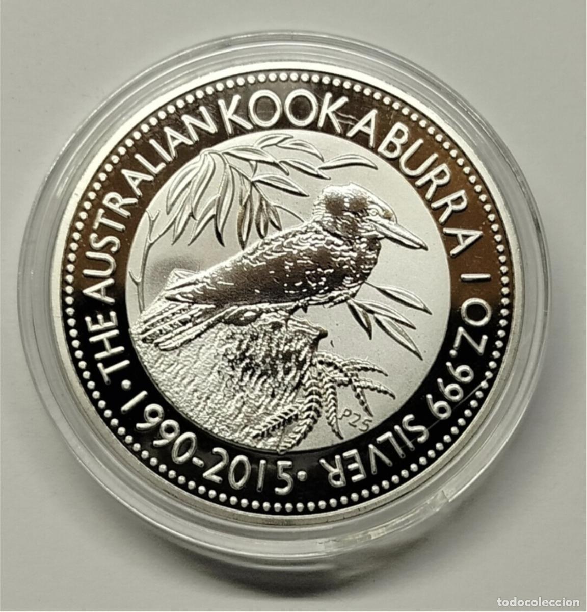Reproducciones billetes y monedas: MONEDA AUSTRALIA 1 DOLLAR 2015 KOOKABURRA