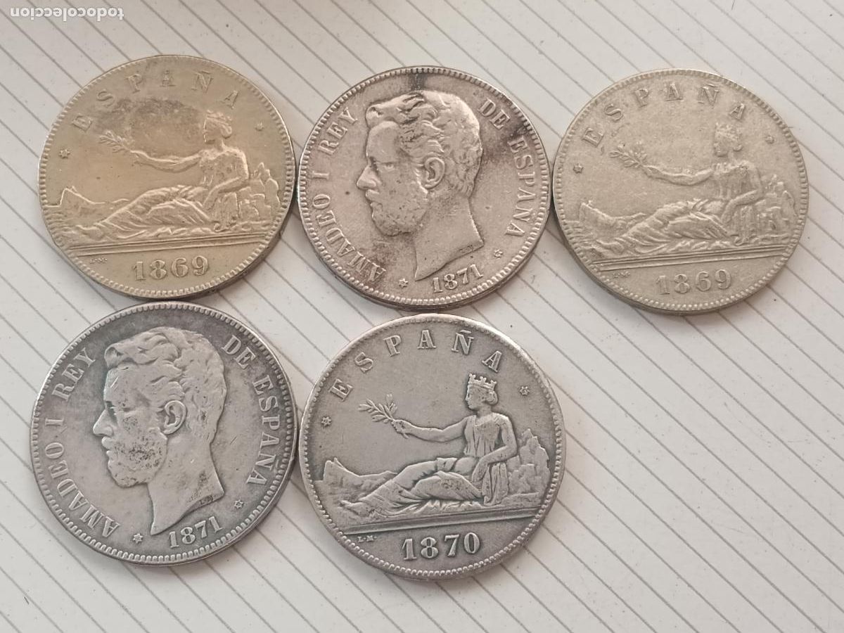 Reproducciones billetes y monedas: 5 duros falsos, falsas/reproducciones. Monedas tipo duro