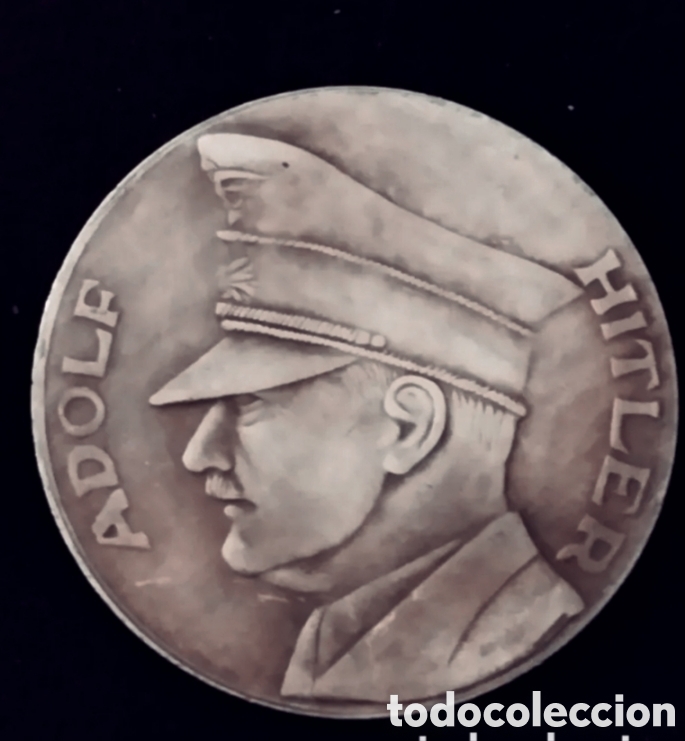 Reproductions billets et monnaies: MEDALLA MONEDA REICHSFUHRER 1934-35. WWI. ADOLF HITLER. TERCER REICH ALEMANIA NAZI.