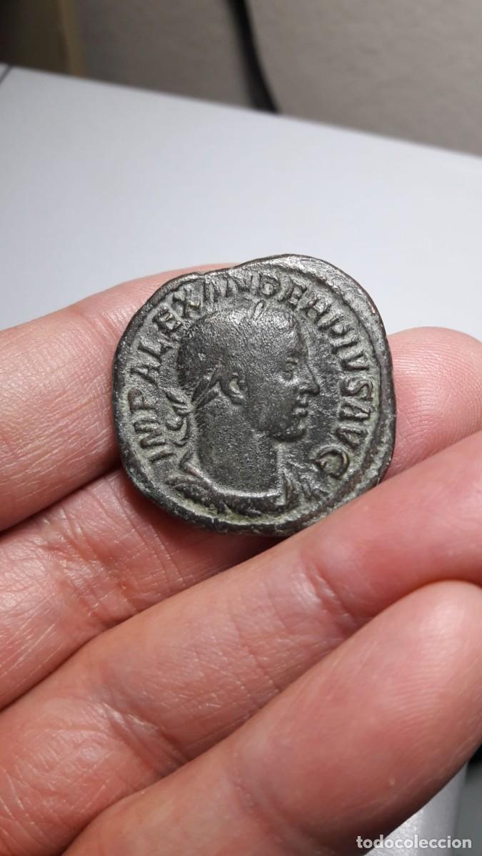 Reproducciones billetes y monedas: Sestercio de Alejandro Severo &rdquo; Replica de Moneda Romana &rdquo;