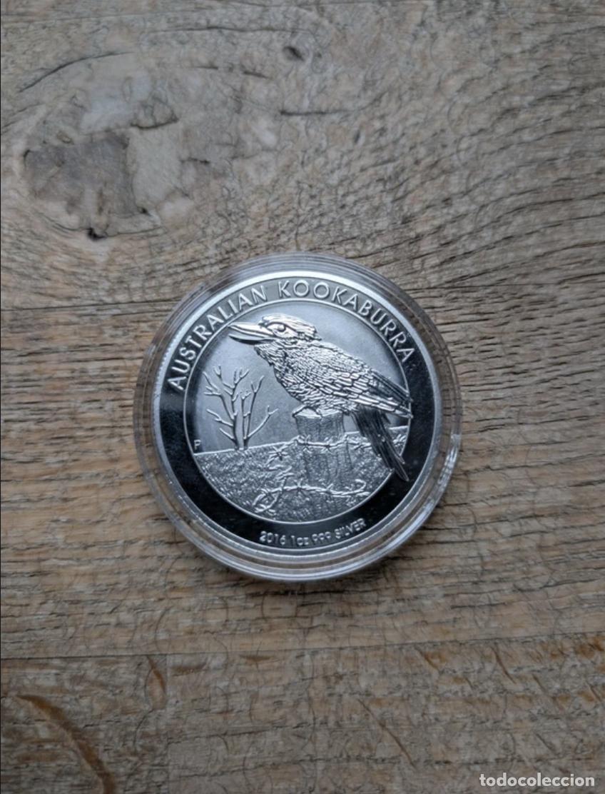 Reproducciones billetes y monedas: MONEDA 1 DOLAR AUSTRALIA KOOKABURRA 2016