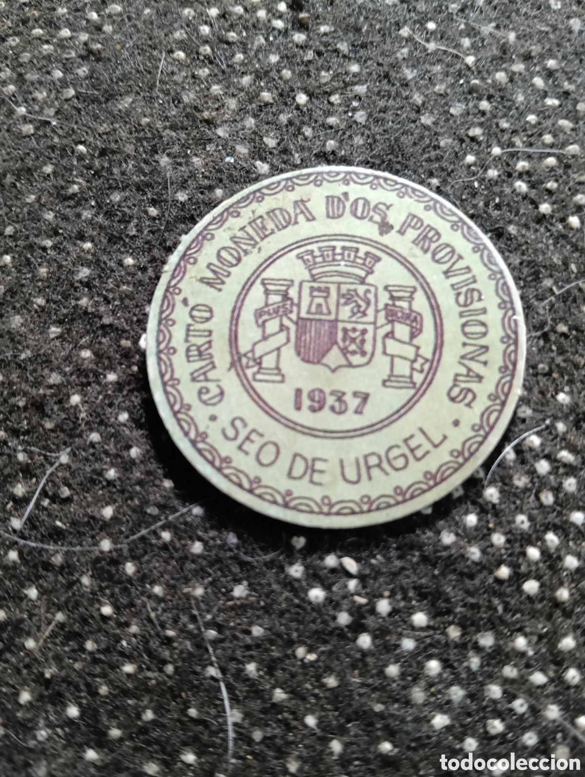 Reproducciones billetes y monedas: CART&Oacute; MONEDA D&acute;OS PROVISIONAS - 1937 Seo de Urgell - 60 Cts.
