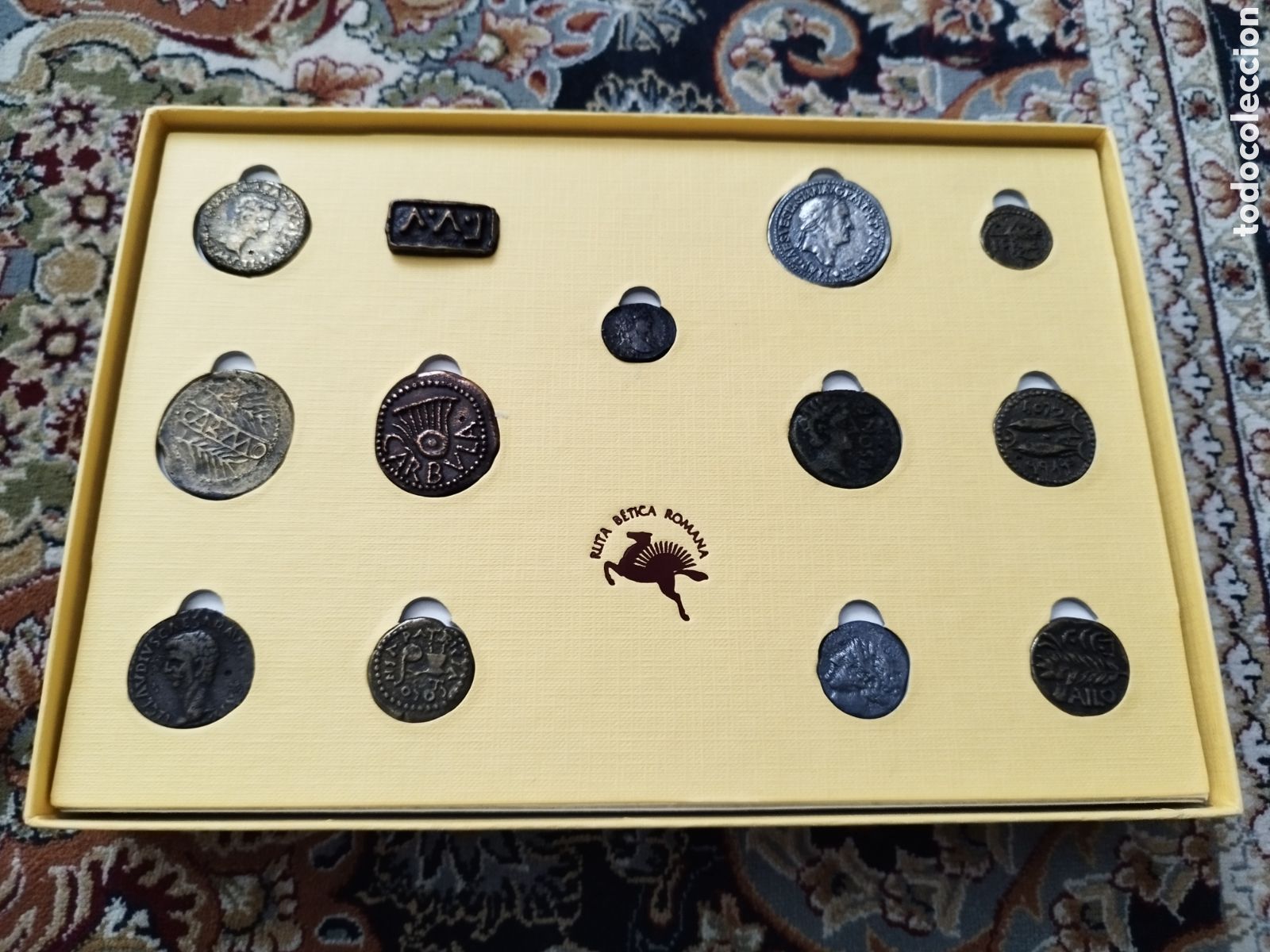 Reproducciones billetes y monedas: Ruta Betica Romana Monedas Romanas