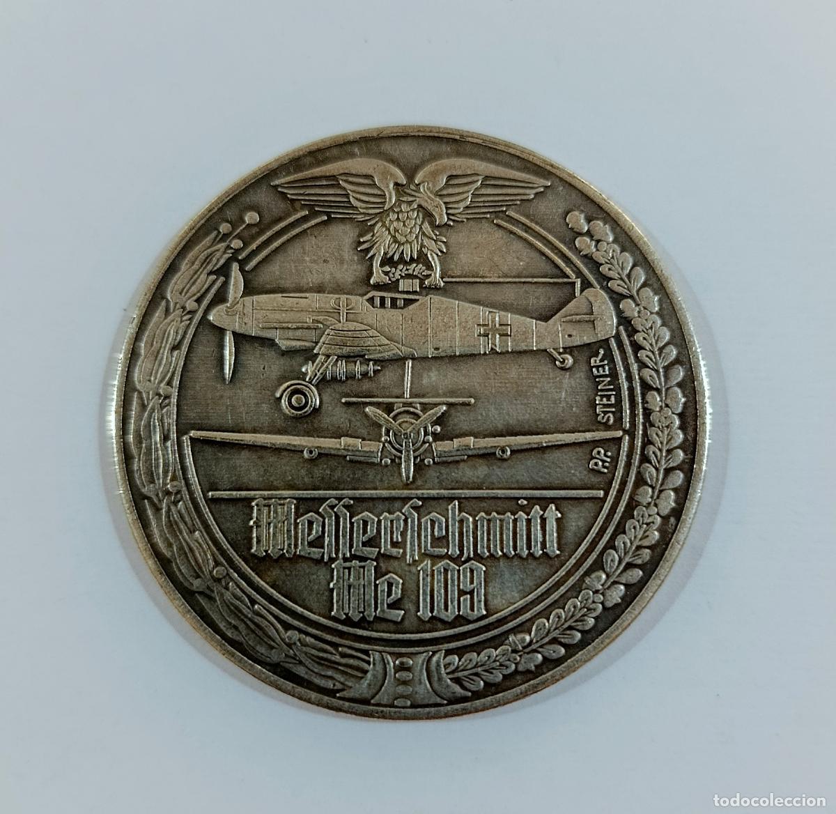 Reproducciones billetes y monedas: MEDALLA MONEDA CONMEMORATIVA. II GUERRA MUNDIAL. ALEMANIA