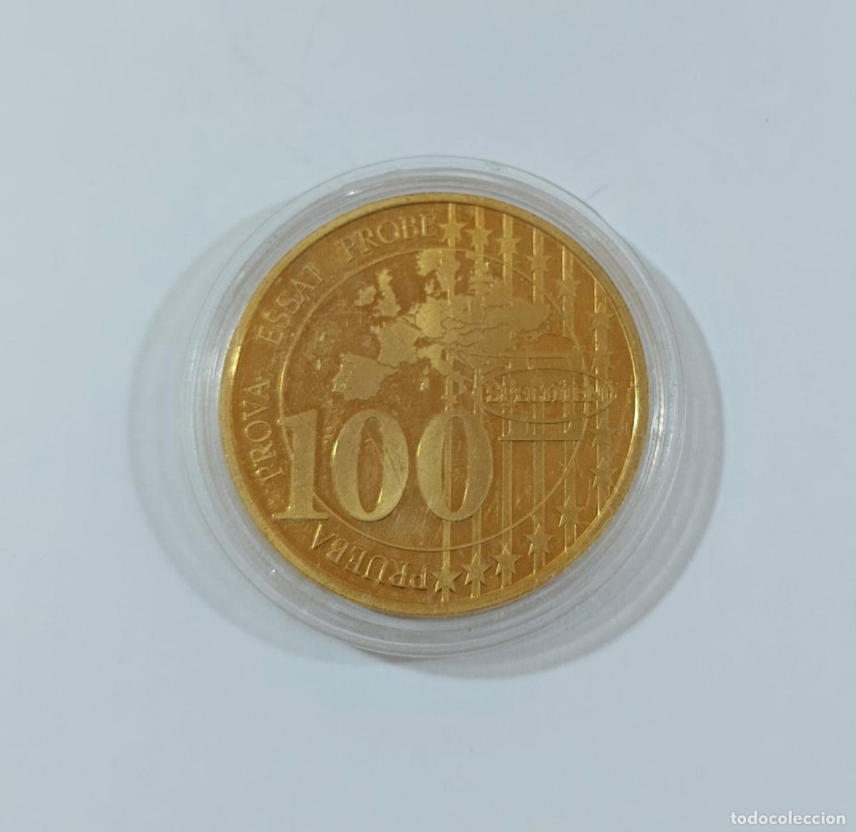 Reproducciones billetes y monedas: MEDALLA MONEDA CONMEMORATIVA. PRUEBA. EUROPA 2014