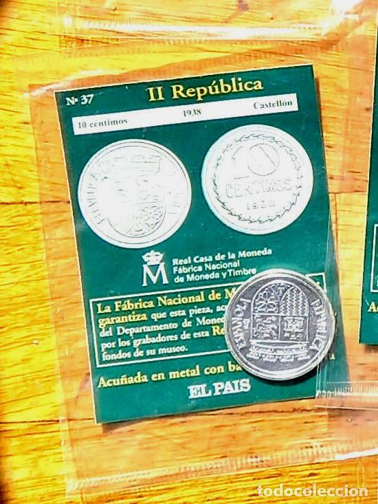 Reproductions billets et monnaies: R&eacute;plica moneda de II Rep&uacute;blica ,en su estuche original-ba&ntilde;o plata pura,Ceca Real Casa de la Moneda