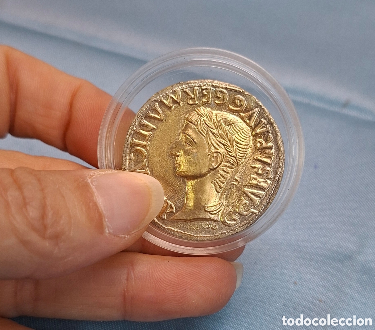 Reproducciones billetes y monedas: Moneda de plata 999 para coleccionistas