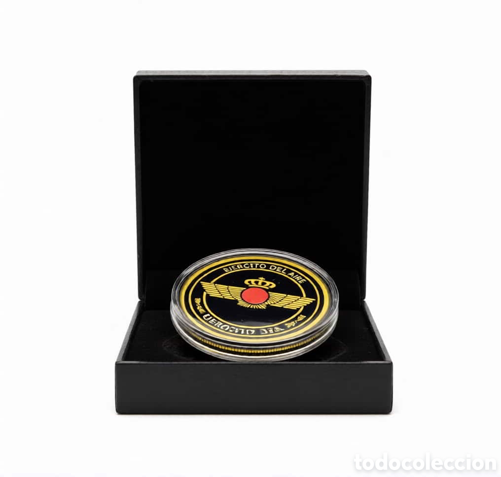 Reproducciones billetes y monedas: Moneda conmemorativa Ejercito del aire - Foto 4
