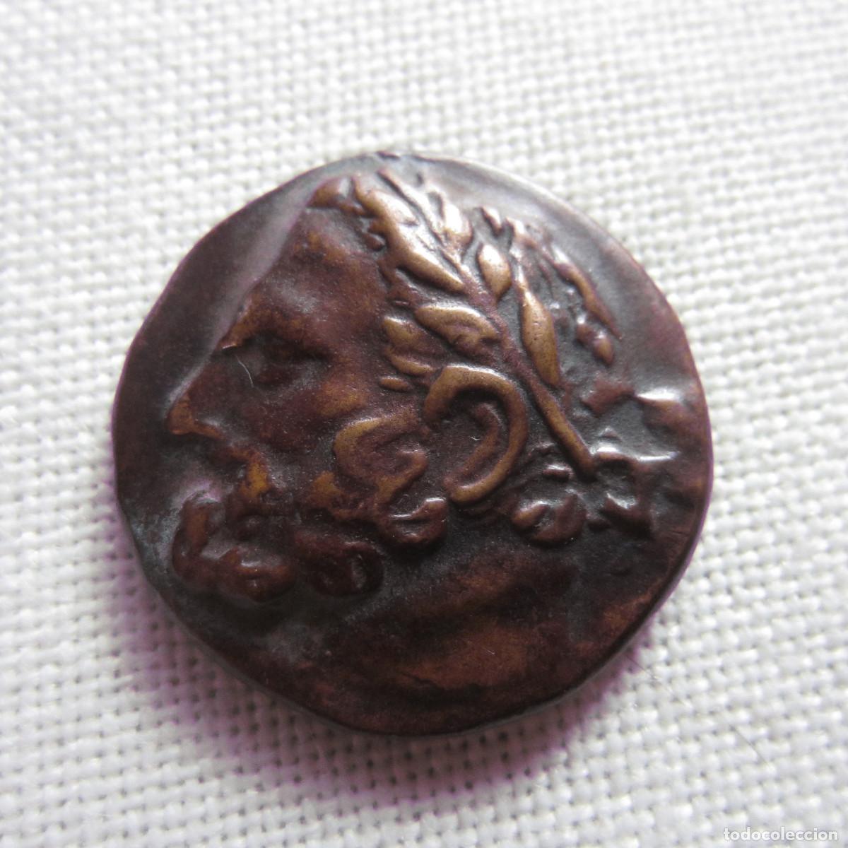 Reproducciones billetes y monedas: Moneda bronce cartagines