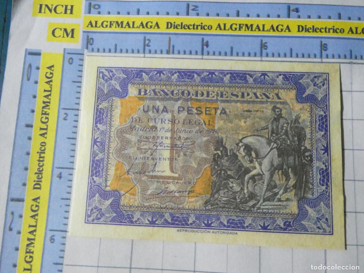 Reproducciones billetes y monedas: BILLETE FACS&Iacute;MIL DE ESPA&Ntilde;A. SERIE BILLETES DEL FRANQUISMO. 1 PESETAS MADRID 1 JUNIO 1940. 25