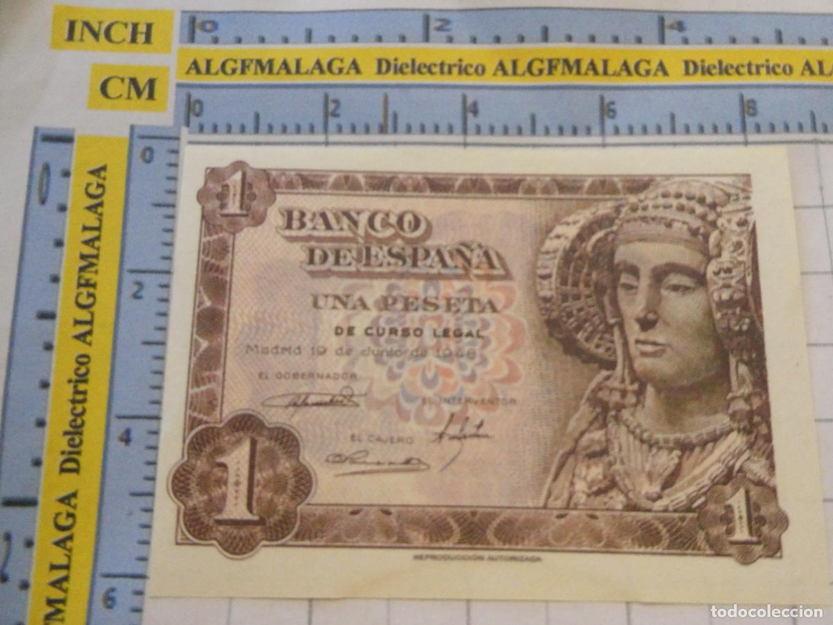 Reproducciones billetes y monedas: BILLETE FACS&Iacute;MIL DE ESPA&Ntilde;A. SERIE BILLETES DEL FRANQUISMO. 1 PESETAS MADRID 19 JUNIO 1948 39